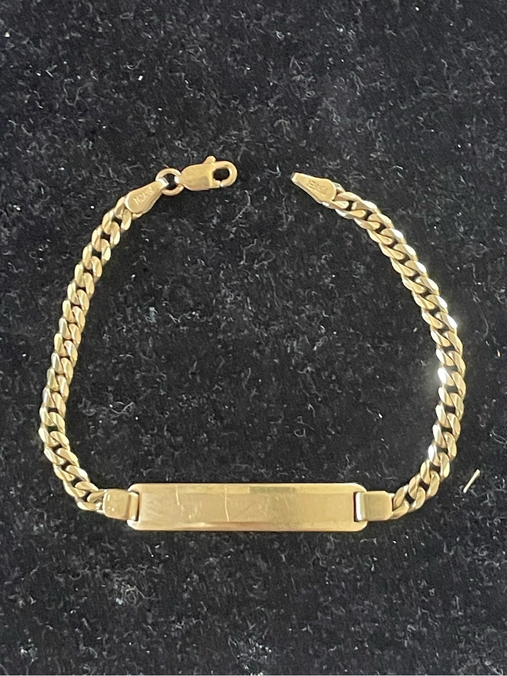Vintage Solid 10k ID Bracelet